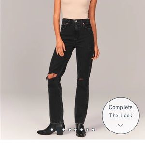 Abercrombie Ultra High Rise 90s Straight Jean
